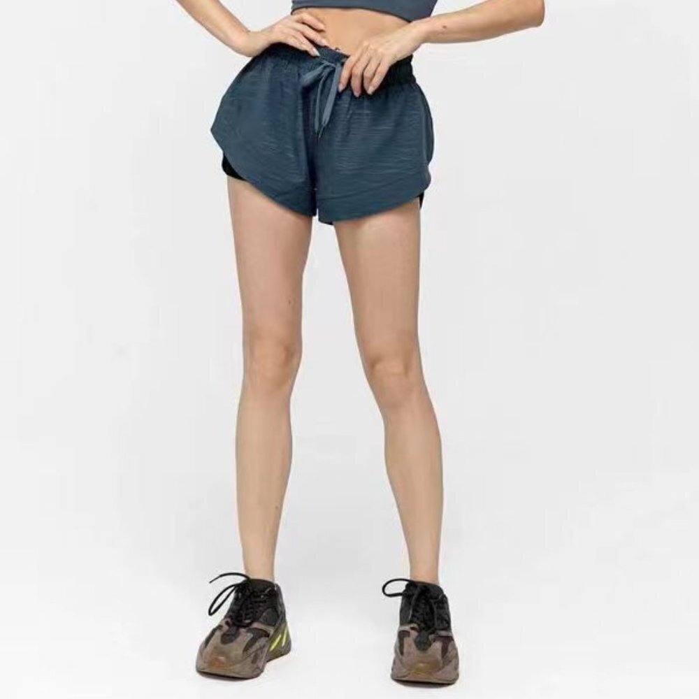 J.ING Core Blue Running Shorts Blue
